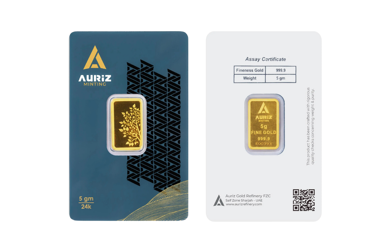 5g Pure Gold Bar, 24K
