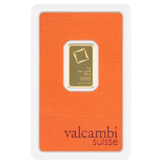 1 gram pure Swiss gold bar, 24 carats