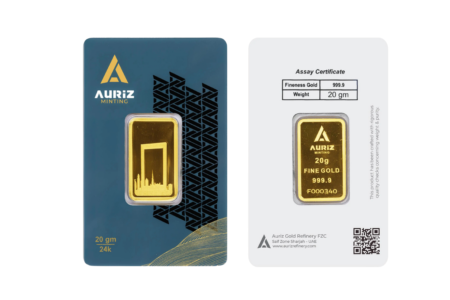 20g Pure Gold Bar, 24K
